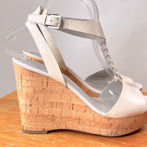 Franco Sarto Serenity Leather Wedge Sandals - Picture 5 of 14